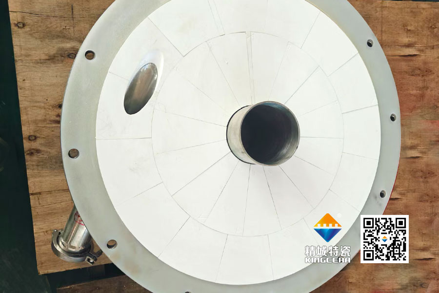 牙膏氣流磨專用ZTA陶瓷內(nèi)襯